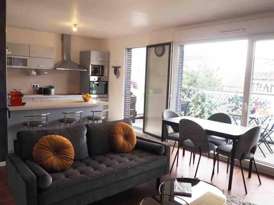 Appartement 80M2, Terrasse Sud, Metro 7 Direction Louvre A 8Minutes, Parking Sous-Sol, Proche Paris-Bercy Ivry-sur-Seine Exterior photo